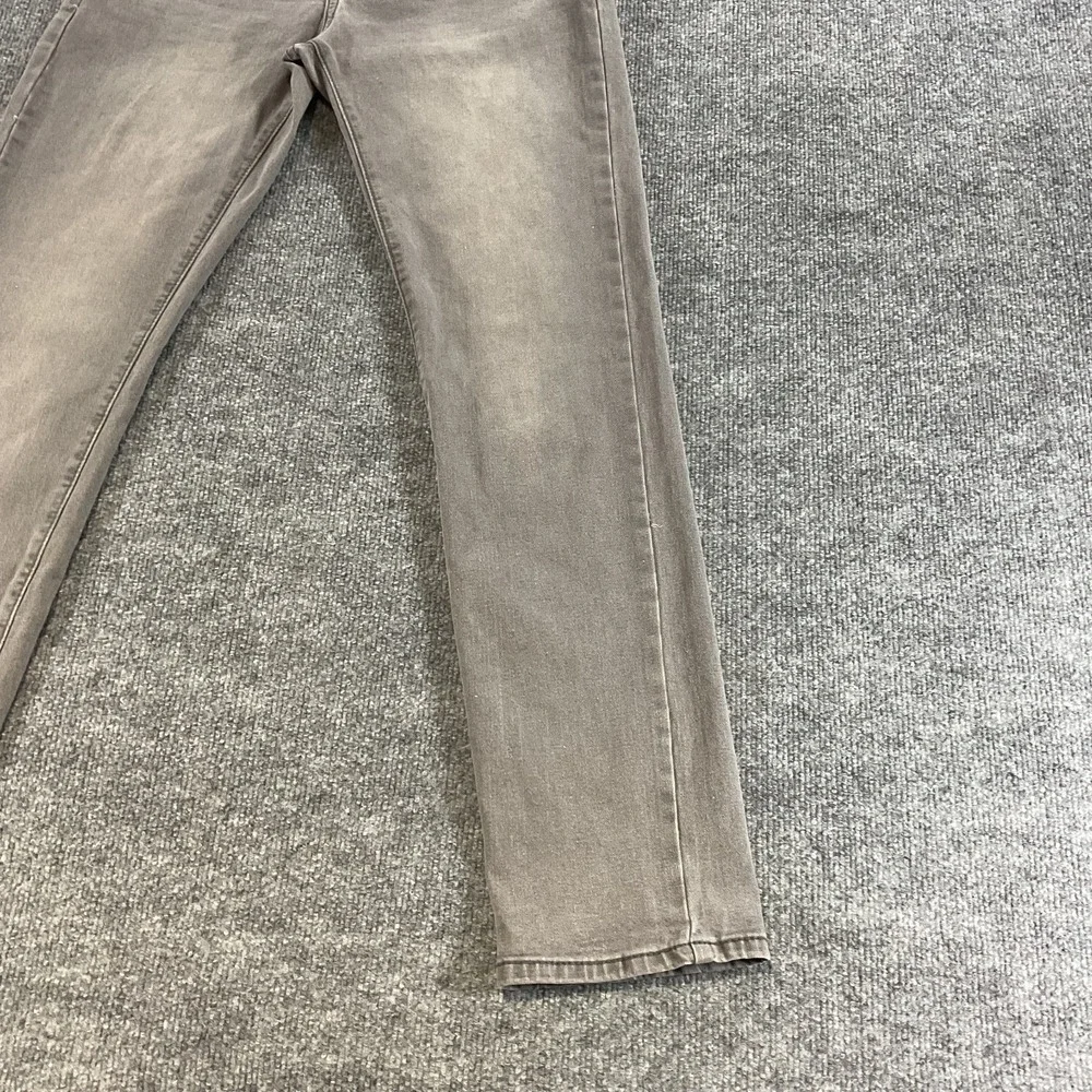 Kenneth Cole New York Athletic Fit 30x32 Gray Slim Straight Jeans Men's Stretch